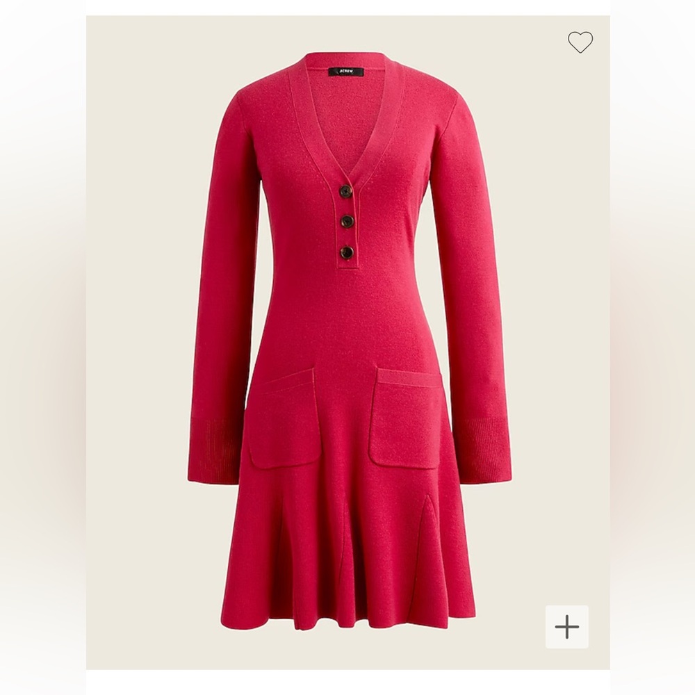 Wool merino dress JCREW new with tags size XS